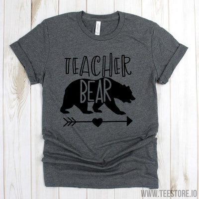 www.teestore.io-Cute Teacher Tee Shirt - Teacher Bear Shirt - Funny Teacher T-Shirt - Teacher Shirts - Teacher Gift Tshirt Funny Sarcastic Humor Comical Tee | TeeStore.io