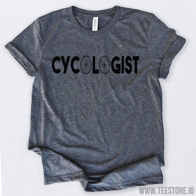 www.teestore.io-Cycologist Cycling Recumbent Bike Tshirt Funny Sarcastic Humor Comical Tee | TeeStore.io