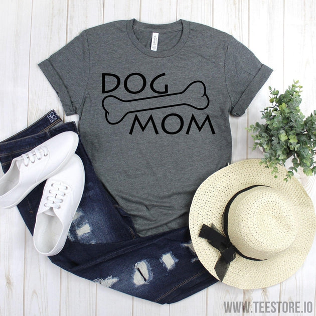 Dog Mom - Personalized Shirt - Birthday, Funny, Mother's Day Gift for Her, Woman, Girl, Dog Mom, Dog Mama, Fur Mama Women Tee / White / XL