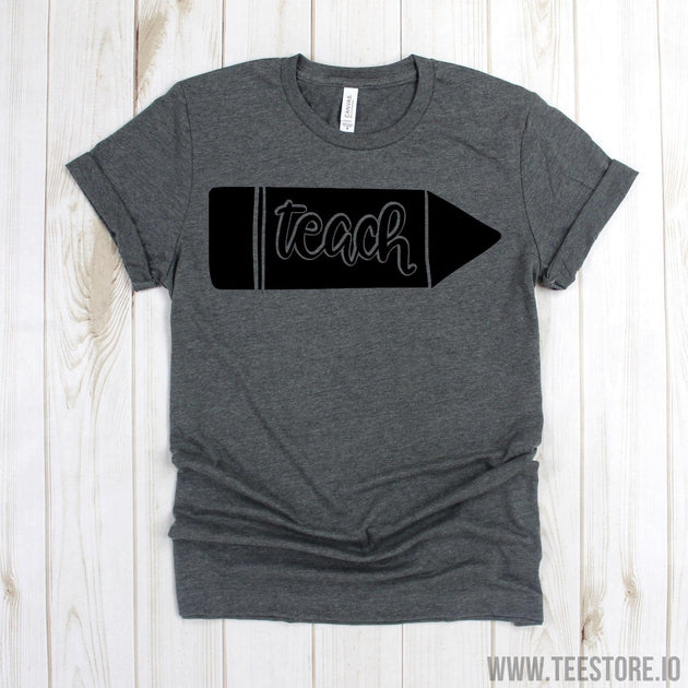 www.teestore.io-Elementary School Teacher Shirt - Teach Shirt - Teacher Shirt - Preschool Teacher - Teaching is a Work of Heart - Teacher Gift Tshirt Funny Sarcastic Humor Comical Tee | TeeStore.io