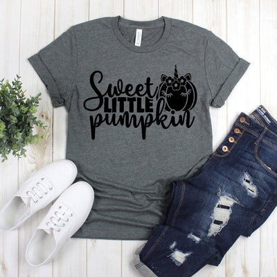www.teestore.io-Fall Shirt - Sweet Little Pumpkin Unicorn Pumpkin - Pumpkins Shirt - Funny Halloween TShirt - Thanksgiving Shirt Tshirt Funny Sarcastic Humor Comical Tee | TeeStore.io