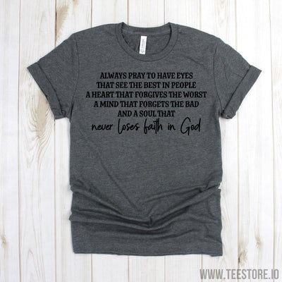www.teestore.io-Farmhouse Shirt - Never Loses Faith In God Shirt - Farm Life Shirt - Farmer Shirt - Farmers Shirt - Windmill Shirt Tshirt Funny Sarcastic Humor Comical Tee | TeeStore.io