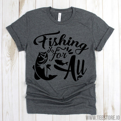 www.teestore.io-Fishing Tee - Fishing For All Tee Shirt - Fishing Tee Shirt - Fisherman Gift - Funny Fishing Tshirt Tshirt Funny Sarcastic Humor Comical Tee | TeeStore.io