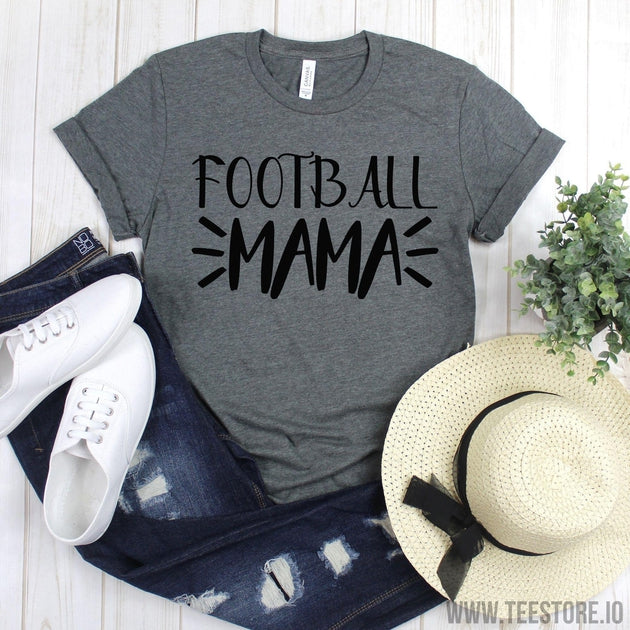 www.teestore.io-Football Mom Shirt - Football Mom Top - Football Mama Shirt - Football Mom Shirt - Mom shirt - Football - Sports Mom Tshirt Funny Sarcastic Humor Comical Tee | TeeStore.io