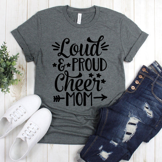 www.teestore.io-Football Mom Shirt - Loud And Proud Cheer Mom Arrow Mom - Football life - Varsity Tee - Game Day Shirt - Football Shirt Tshirt Funny Sarcastic Humor Comical Tee | TeeStore.io