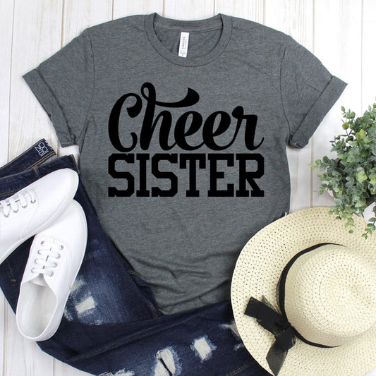 www.teestore.io-Football Tee - Cheer Sister Uppercase Sister - Football Shirt - Football Shirts - Football T-shirt Tshirt Funny Sarcastic Humor Comical Tee | TeeStore.io