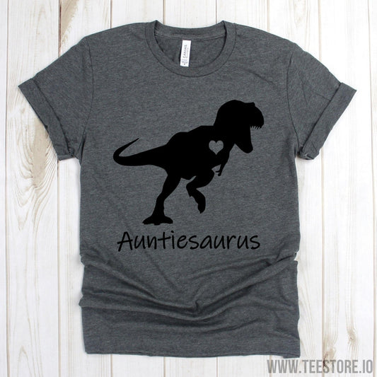 www.teestore.io-Funny Aunt Shirt - Auntiesaurus Tee Shirt - Gift For Aunt - Auntie Shirt - Auntie T Shirt Tshirt Funny Sarcastic Humor Comical Tee | TeeStore.io