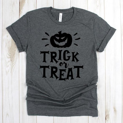 wwwteestoreio-Funny Halloween Shirt - Trick Or Treat Smiling Pumpkin - Halloween Tee Shirt - Halloween Tee