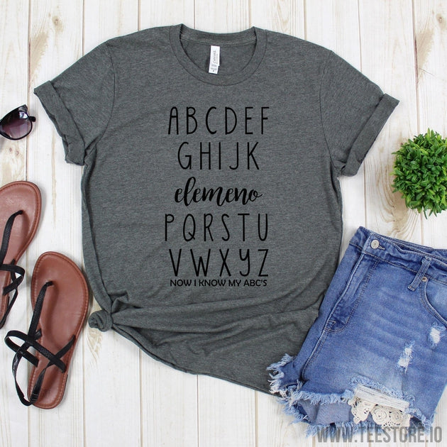 www.teestore.io-Funny Teacher Shirt - BCD Elemeno Tee Shirt - Cute Teaching Shirt - Gift For Teachers - Teacher Tee Tshirt Funny Sarcastic Humor Comical Tee | TeeStore.io