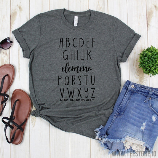 www.teestore.io-Funny Teacher Shirt - BCD Elemeno Tee Shirt - Cute Teaching Shirt - Gift For Teachers - Teacher Tee Tshirt Funny Sarcastic Humor Comical Tee | TeeStore.io