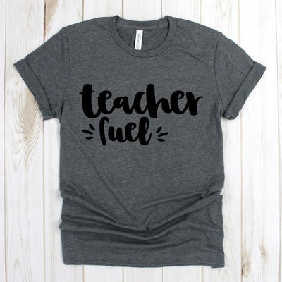 www.teestore.io-Funny Teacher Tee Shirt - Teacher Fuel Tee - Teachers Gift - Teachers Shirts - Classroom Tshirt Tshirt Funny Sarcastic Humor Comical Tee | TeeStore.io