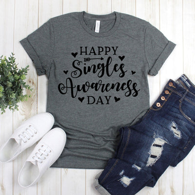 www.teestore.io-Funny Valentine Shirt - Happy Singles Awareness Day Shirt - Single AF Shirt - Funny Valentines Day Shirt - Funny Valentine Gift Tshirt Funny Sarcastic Humor Comical Tee | TeeStore.io