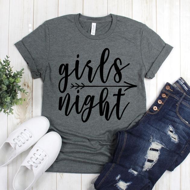 wwwteestoreio-Girls Night Out Shirt - Girls Night T Shirt - Funny Drinking Shirt - Party Shirts - Wine Shirt Gift For Her