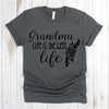 wwwteestoreio-Grandma Shirt - Grandma Life Is The Best Life Tee Shirt - Grandma To Be Shirt - New Grandma - Pregnancy Announcement - Grandma Gift