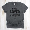 wwwteestoreio-Grandma Tee Shirt - One Loved Grandma Shirt - Granny Shirt - Nana Tee - Valentine's Day Gift - Cute Grandma T-Shirt