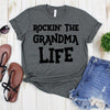 wwwteestoreio-Grandma Tee Shirt - Rockin' The Grandma Life Tee Shirts - Grandama Tee - Grandma Shirts - Grandma T Shirt