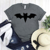 wwwteestoreio-Halloween Party Shirt - Bat Solid Black - Trick Or Treat Shirt - Halloween T-Shirt - Spooky Tee - Cute Halloween Shirt