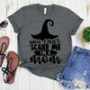 wwwteestoreio-Halloween Shirt - You Can't Scare Me I'm A Mom Under Hat - Mom Life Shirt - Jack-o-lantern T-Shirt - Witch Shirt