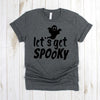 wwwteestoreio-Halloween T Shirt - Let's Get Spooky Ghost - Halloween Party Tee Shirt - Halloween Gift