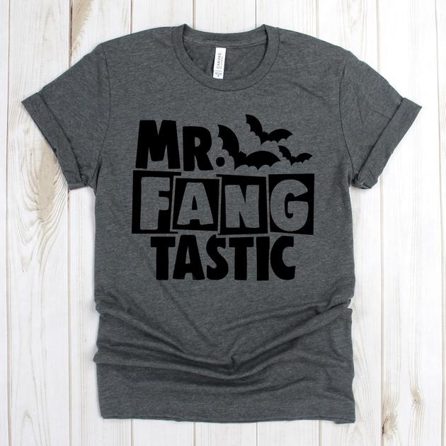 wwwteestoreio-Halloween Tee - Mr. Fang Tastic Three Bats - Halloween T Shirt - Halloween Shirt - Halloween Shirts