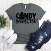 wwwteestoreio-Halloween TShirt - Candy Inspector Uppercase All - Halloween Shirt - Trick Or Trick Shirt - Boo Shirt - Fall Shirt