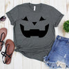 wwwteestoreio-Halloween TShirt - Pumpkin Face Eye Lashes T-Shirt - Cute Spooky Costume - Jack O' Lantern TShirt - Trick Or Treat Shirt