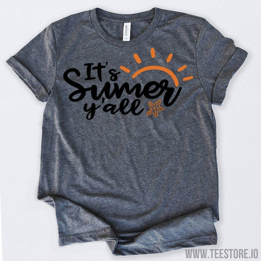 www.teestore.io-It's Summer Y'all Tshirt Funny Sarcastic Humor Comical Tee | TeeStore.io
