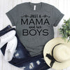 wwwteestoreio-Just a Mama and Her Boys Shirt - Mom of Boys - Trendy Tees - Mother's Day - Boy Mama - Gift for Mom