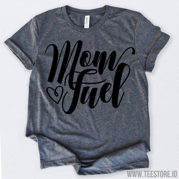 www.teestore.io-Mom Fuel Tshirt Funny Sarcastic Humor Comical Tee | TeeStore.io