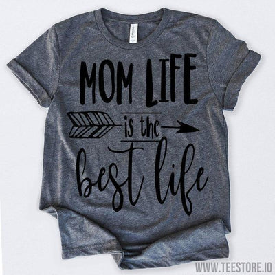 www.teestore.io-Mom Life Is The Best Life Tshirt Funny Sarcastic Humor Comical Tee | TeeStore.io
