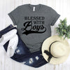 wwwteestoreio-Mom Shirt - Blessed With Boys Shirt - Mom Of Boys Shirt - Blessed Mom Shirt - Gift for Mom - Mom Shirts With Sayings