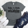 wwwteestoreio-Mom Shirt - Take a Ride on the Wild Side Shirt Womens Shirt - Mom V-Neck Shirt - Mom of Boys Shirt