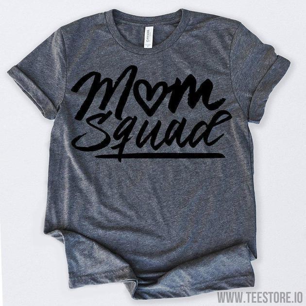 www.teestore.io-Mom Squad Tshirt Funny Sarcastic Humor Comical Tee | TeeStore.io