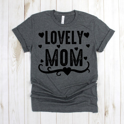 wwwteestoreio-Mommy Shirt - Lovely Mom Shirt - Mom Shirt - Mom TShirt - Mama Bear TShirt - Birthday Gift for Mom - Mom Life Shirt