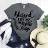 wwwteestoreio-Motivational Tee Shirt - Blessed Life Is The Best Life Shirt - Christian Shirt - Grateful Tshirt - Scripture Shirt - Bible Verse Shirt