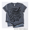 www.teestore.io-Thick Thighs And Pretty Eyes Tshirt Funny Sarcastic Humor Comical Tee | TeeStore.io