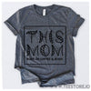 www.teestore.io-This Mom Runs On Coffee And Jesus Tshirt Funny Sarcastic Humor Comical Tee | TeeStore.io