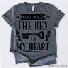 www.teestore.io-Valentines Day Shirt You Hold The Key To My Heart Tshirt Funny Sarcastic Humor Comical Tee | TeeStore.io