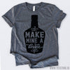 www.teestore.io-Whiskey Lover Make Mine A Double Tshirt Funny Sarcastic Humor Comical Tee | TeeStore.io