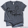 www.teestore.io-Wine Gifts Sip Happens Funny Wine Shirt Tshirt Funny Sarcastic Humor Comical Tee | TeeStore.io