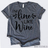 www.teestore.io-Wine Lovers I'm Fine Like Wine Tshirt Funny Sarcastic Humor Comical Tee | TeeStore.io